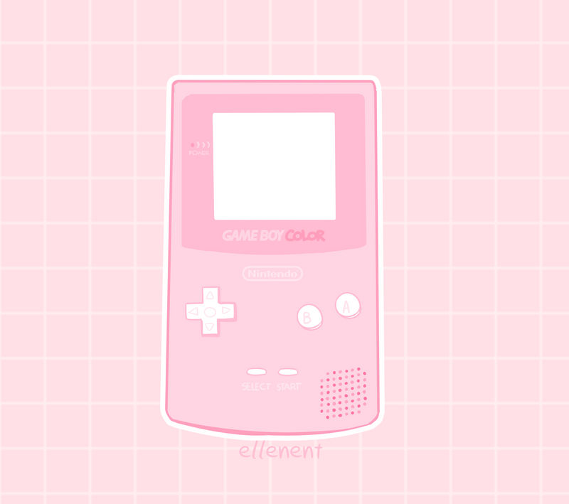 Pastel Pink Gameboy Color by ellenent on DeviantArt