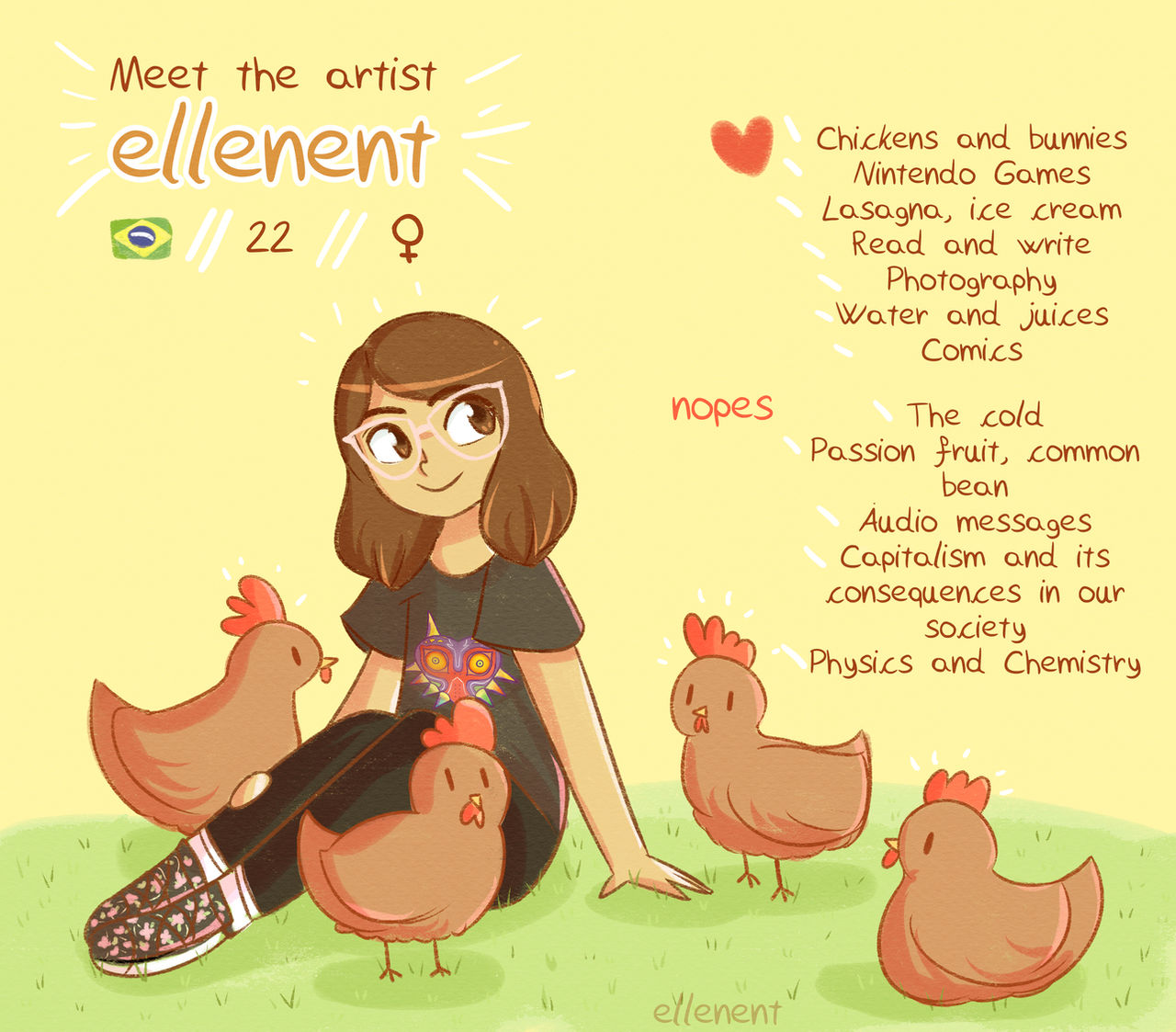 Ellenent Meet the artist 2020 by ellenent on DeviantArt