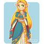 Linktober - Day 2 - Princess Zelda Botw