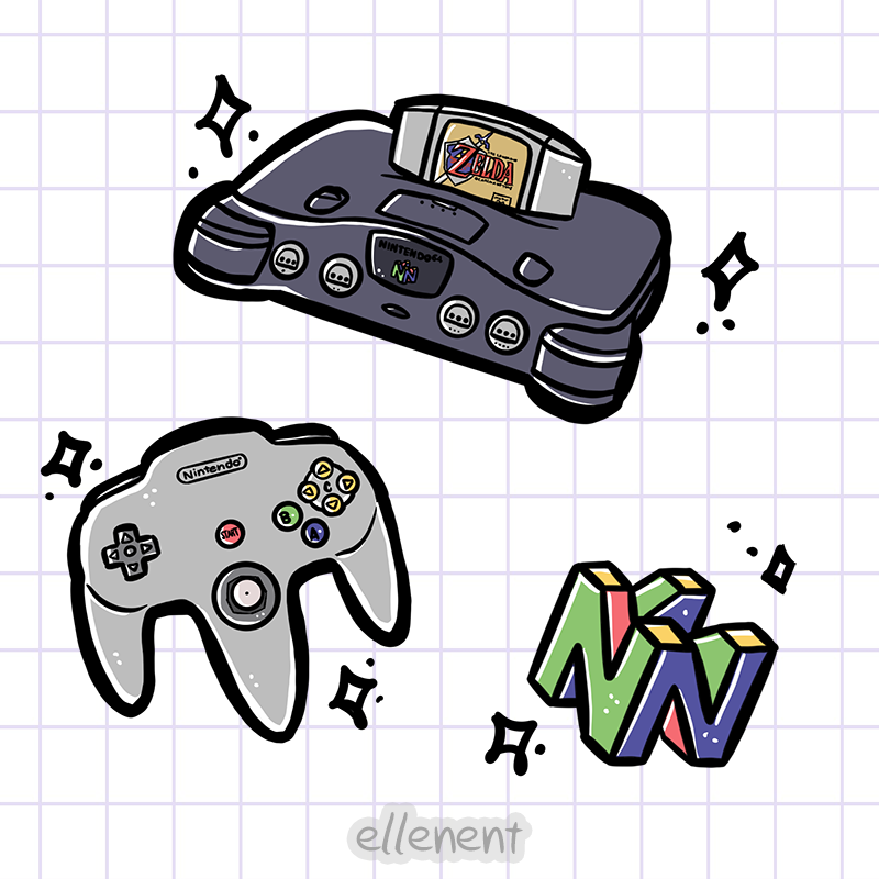 64 Deviantart Nintendo 64 by ellenent on DeviantArt