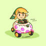 Toy Link in Mario Kart