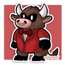 Commission - Paper Mario Style Bull