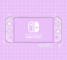 Commission - Pastel Lilac Nintendo Switch