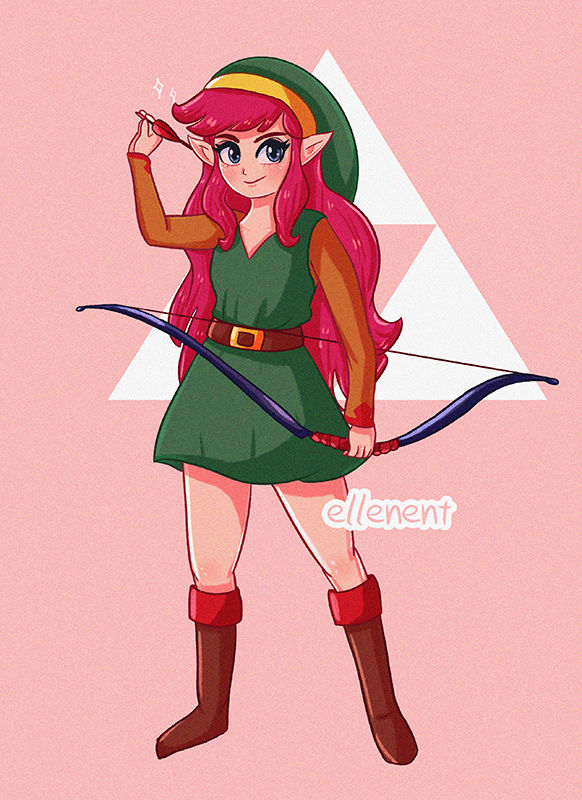 Pink Link by ellenent on DeviantArt