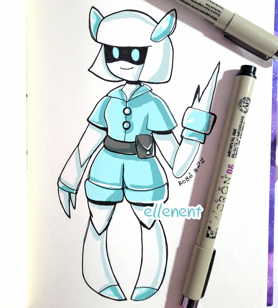 Ellenent Ellentober #27 - Robot by ellenent on DeviantArt