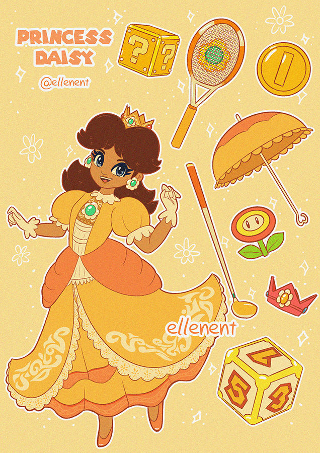 Princess Daisy Items by ellenent on DeviantArt