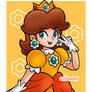 Princess Daisy 2D Art Style