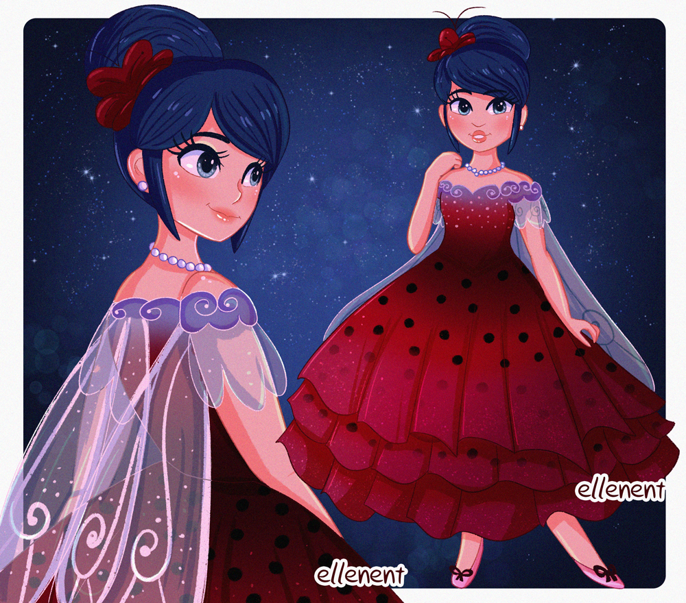 Miraculous Ladybug Awakening - Marinette Dress by ellenent on DeviantArt