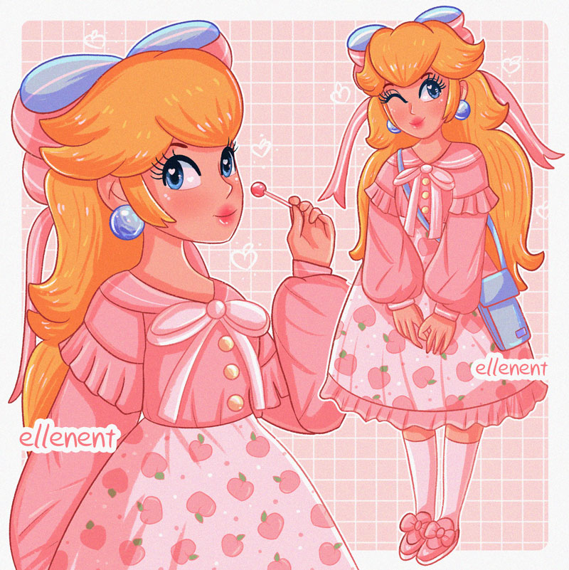 Ellenent Cute Princess Peach by ellenent on DeviantArt