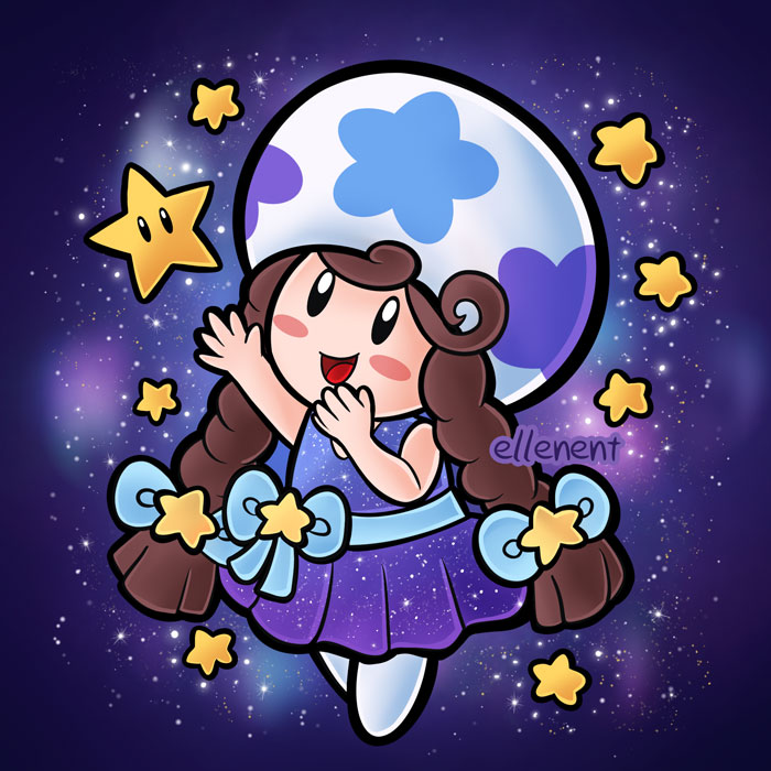 Ellenent Commission - Star - 2D Mario Style by ellenent on DeviantArt