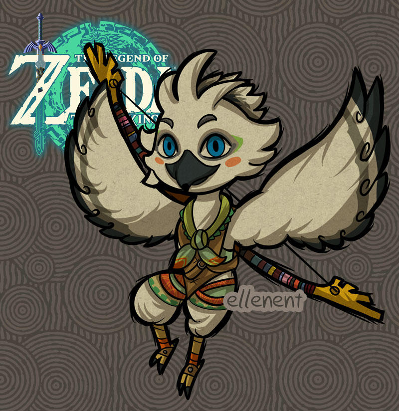 Tears of the Kingdom - Toon Style Tulin by ellenent on DeviantArt