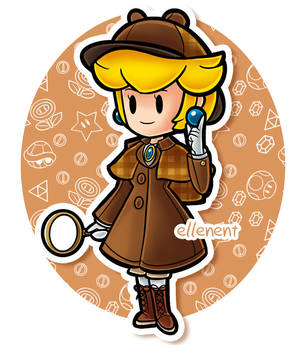 Paper Detective Peach