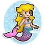 Paper Mermaid Peach