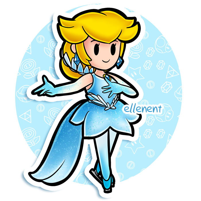 Ellenent Paper Figure Skater Peach by ellenent on DeviantArt