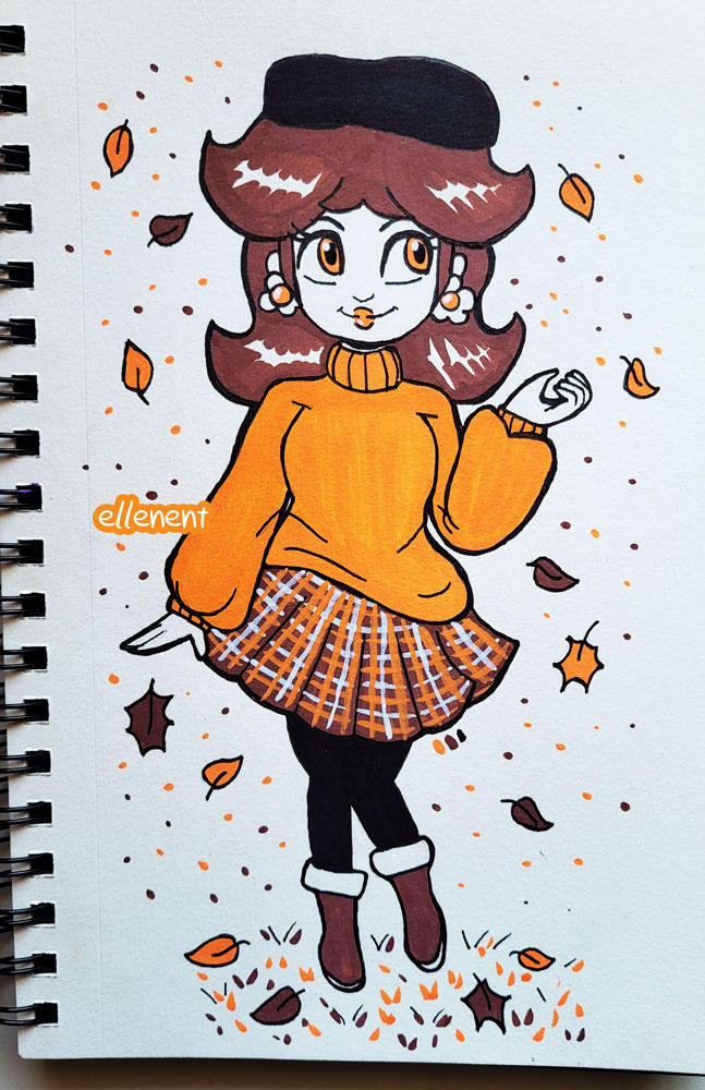 Fall Princess Daisy by ellenent on DeviantArt