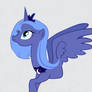 Princess Luna Sketch Colour with Wings