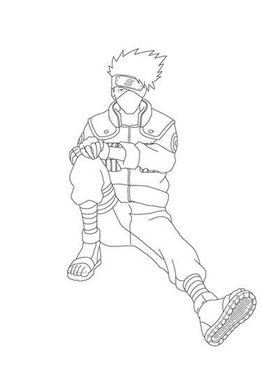 Kakashi Hatake Coloring Pages - Coloring Pages For Kids And Adults in 2023