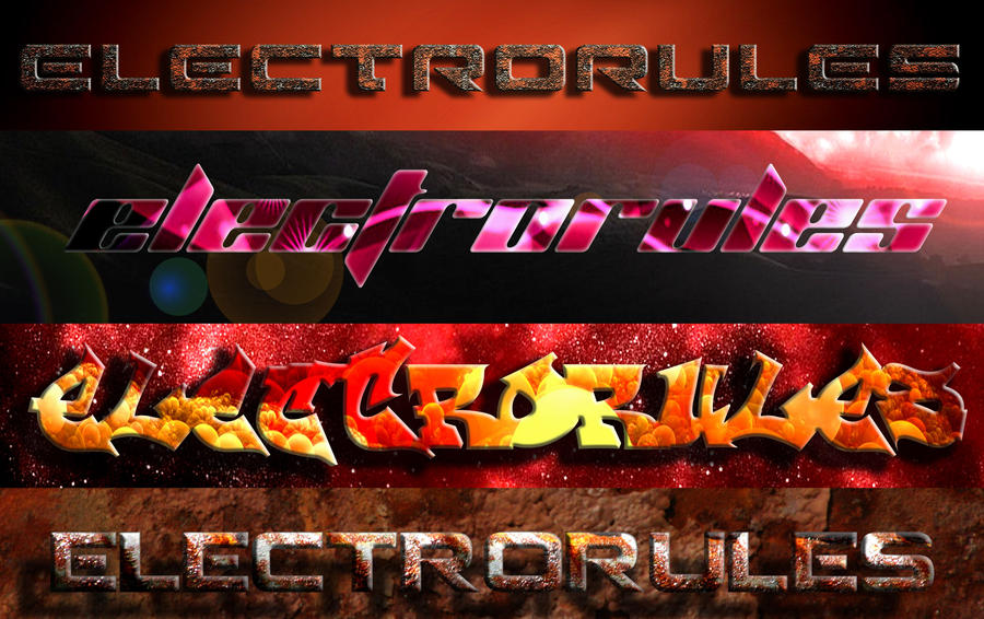 Experiments with lettering 4 by ElectroB101 on DeviantArt