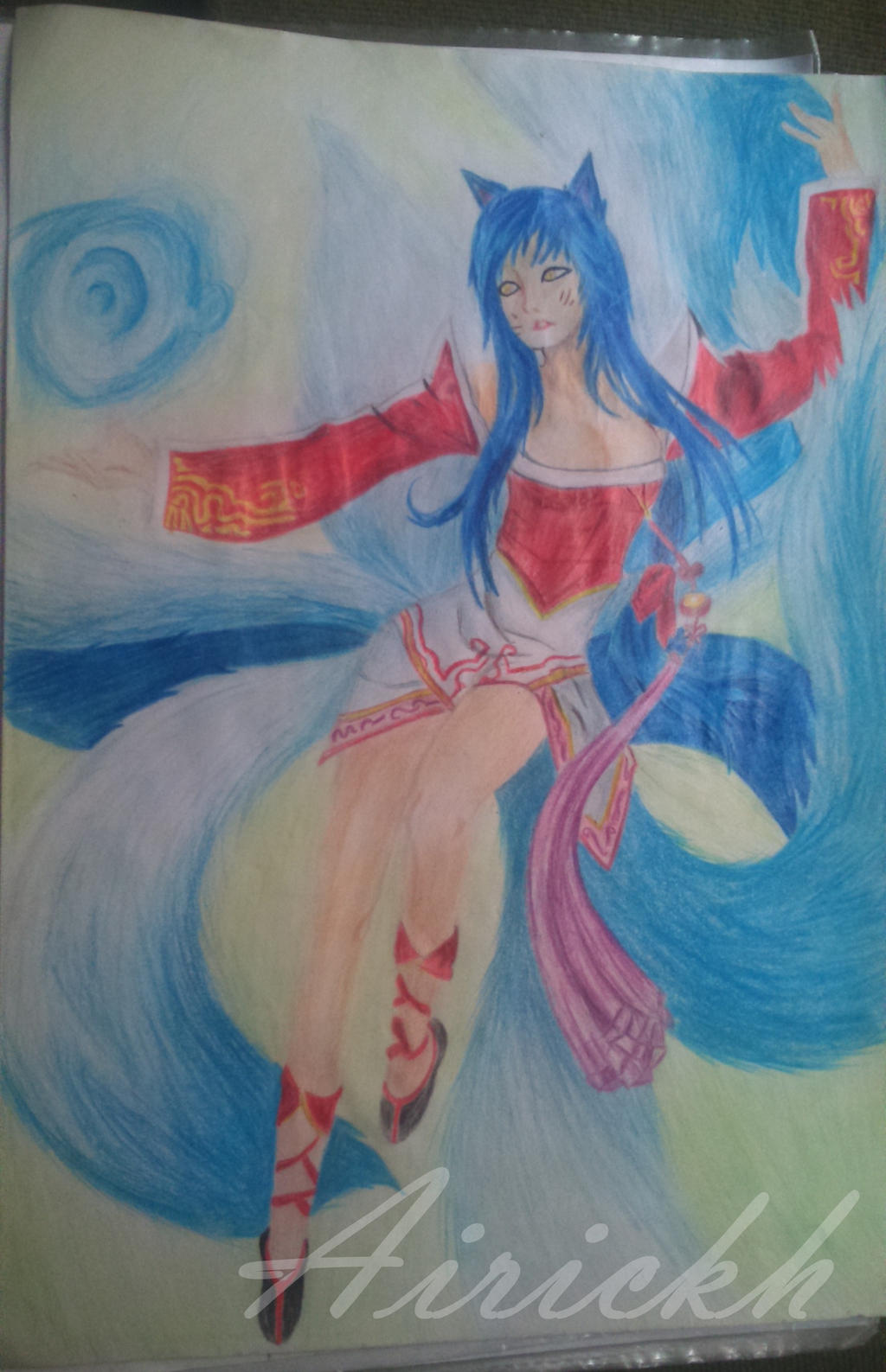 photo League Of Legends Ahri Splash Art ahri old splash art league of