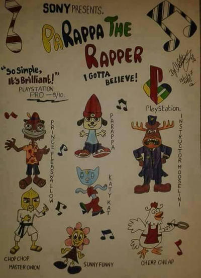Parappa The Rapper by LeeBotham on DeviantArt