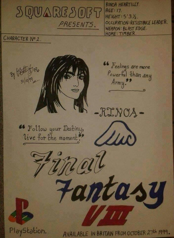 Ff8 Rinoa Symbol Final Fantasy VIII Rinoa by LeeBotham on DeviantArt