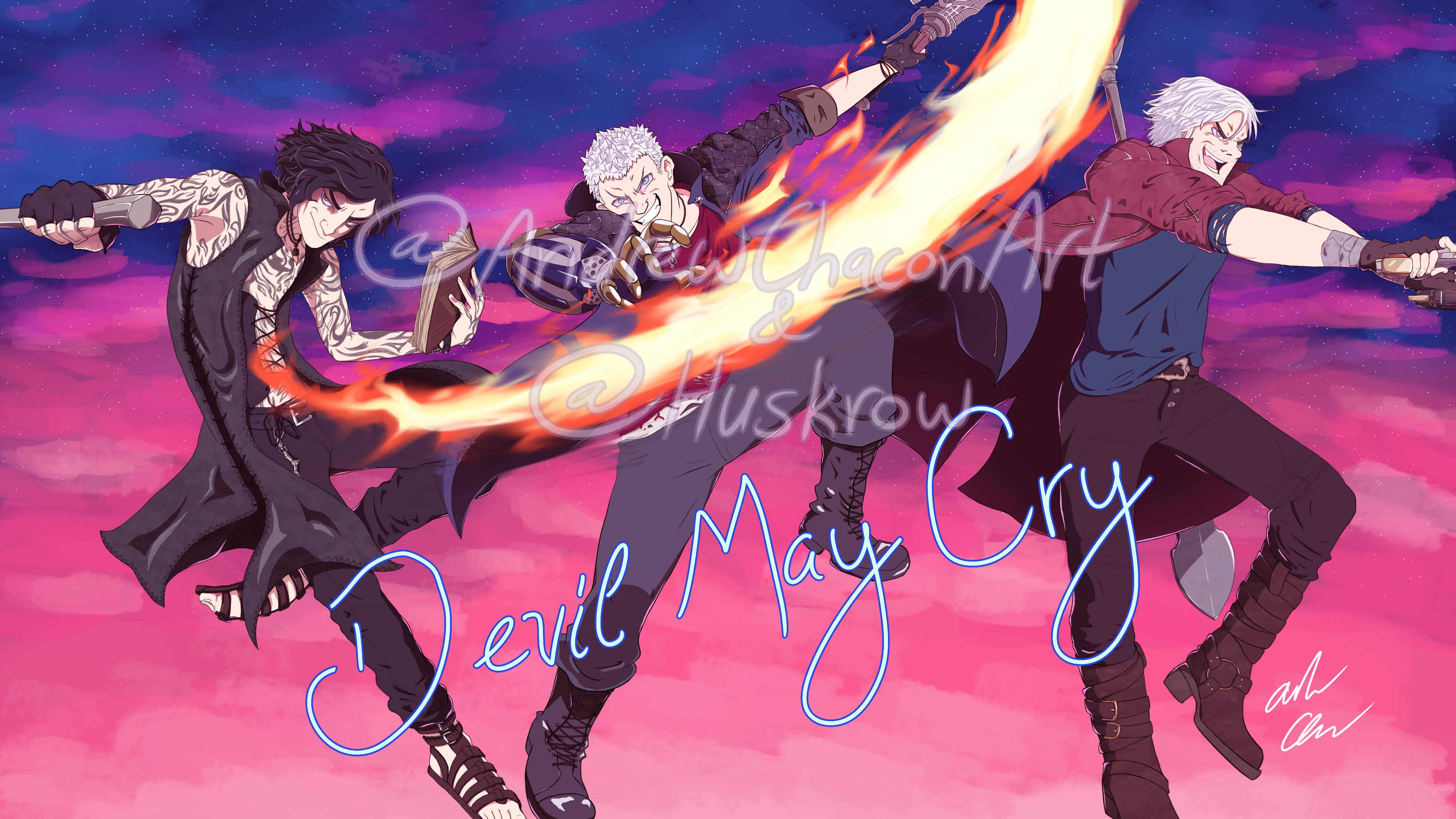 Devil May Cry 5 Characters Wallpaper by VigoorDesigns on DeviantArt