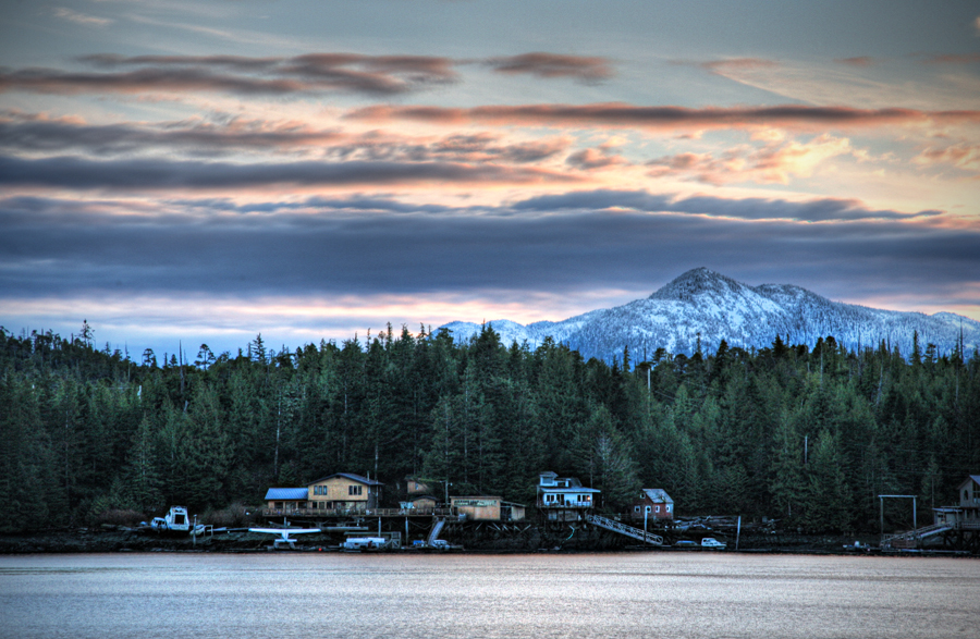 Rural Alaskan Neighborhood