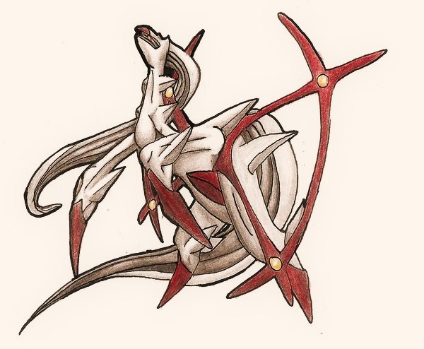 Học Cách Vẽ Pokemon Arceus Trong 10 Bước Đơn Giản