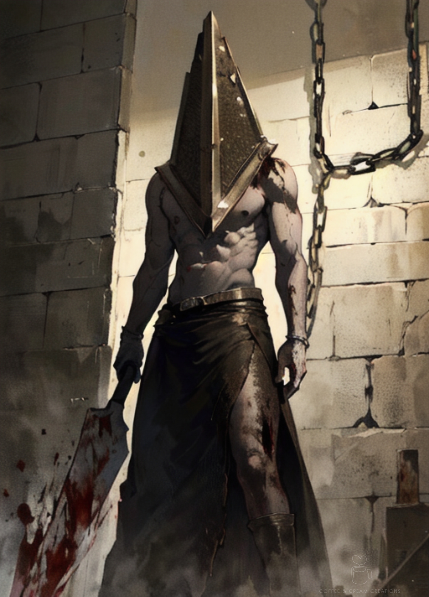 Pyramid Head Full Body Complete by kyphoscoliosis on DeviantArt