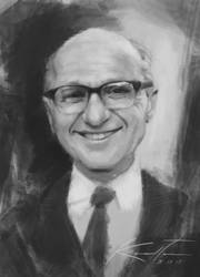 Milton Friedman Portrait