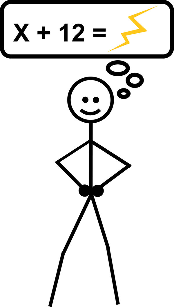 Stick Figure Incorrect Math Calculator stick figure by WRPIgeek on DeviantArt