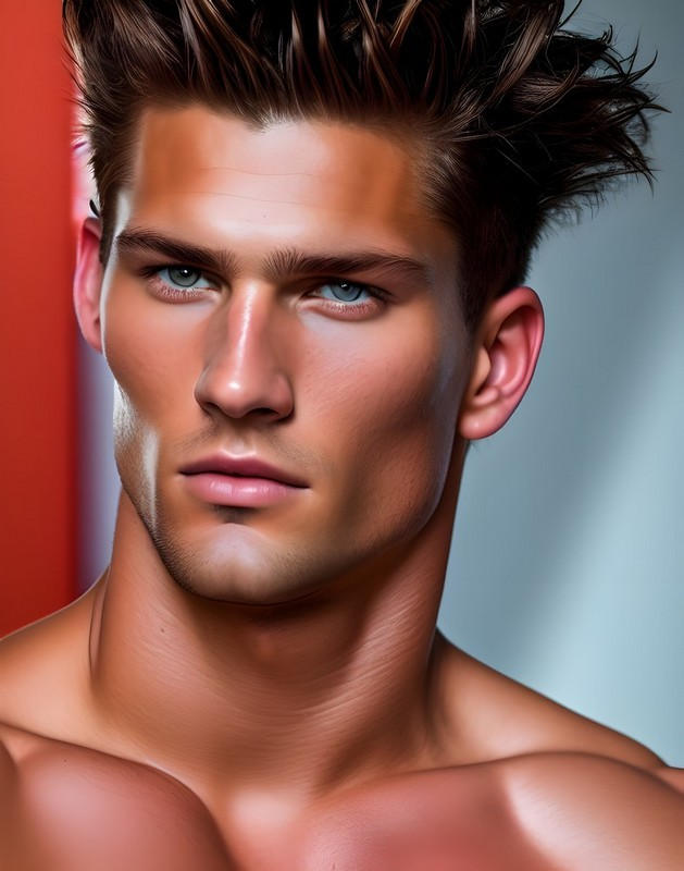 AI Generated Guy by reimagineadonis on DeviantArt