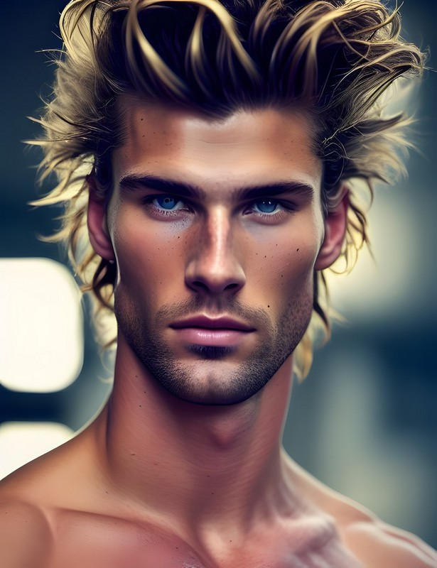 AI Generated Guy by reimagineadonis on DeviantArt