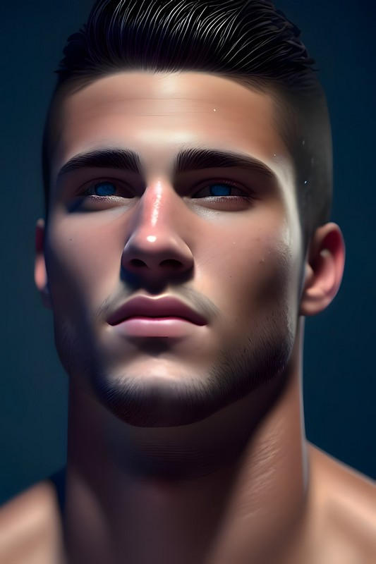 AI Generated Guy by reimagineadonis on DeviantArt