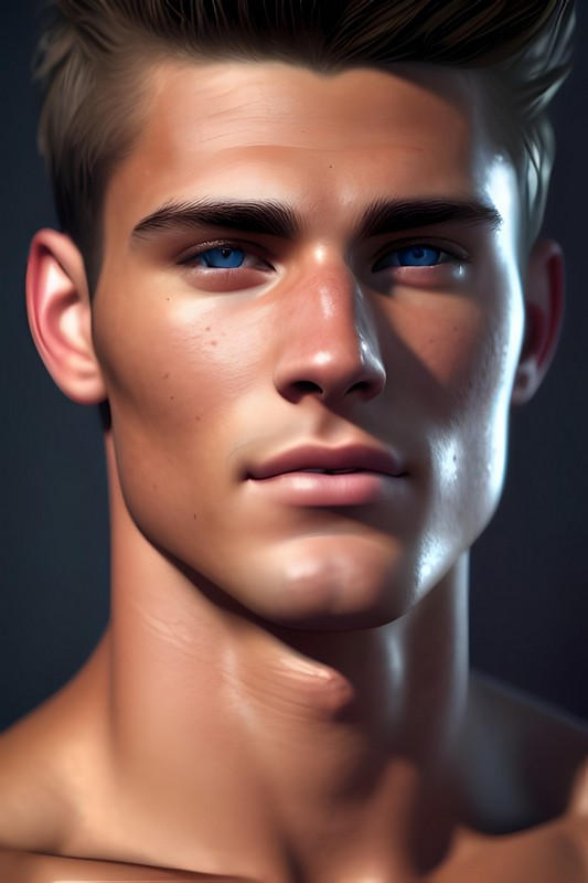 AI Generated Guy by reimagineadonis on DeviantArt