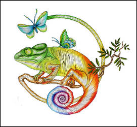 Chameleon by Dana-Ulama
