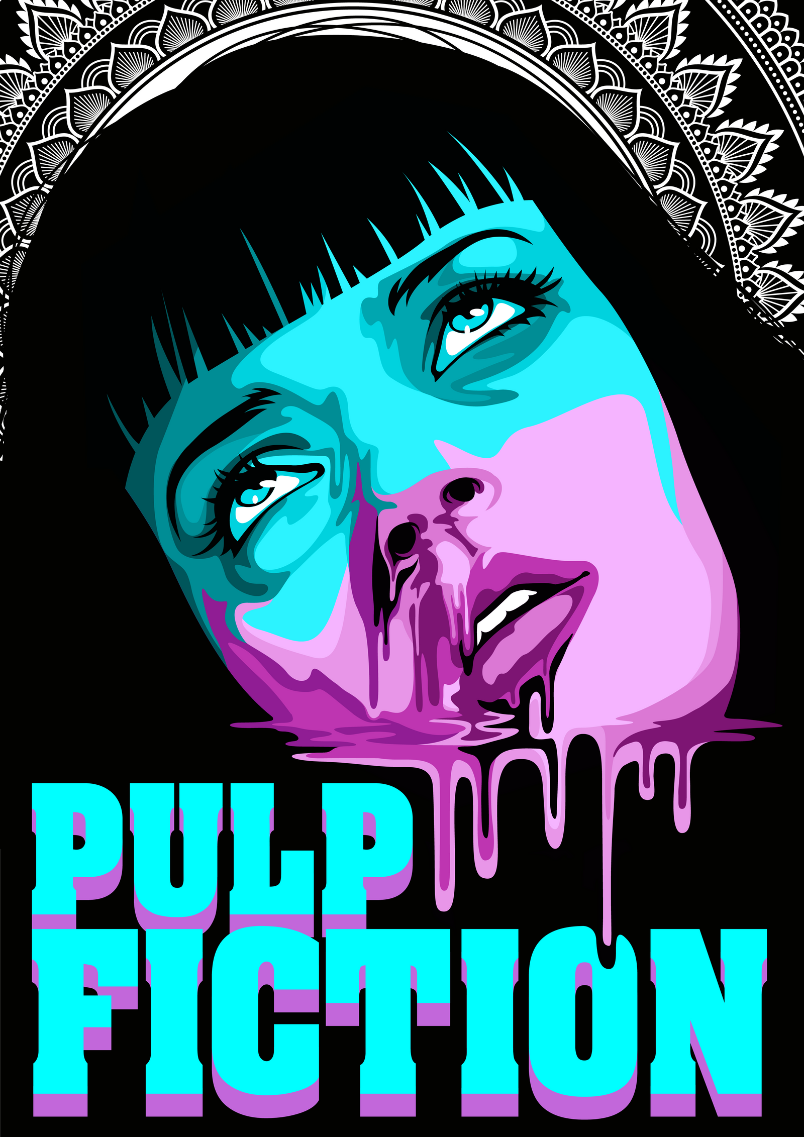 Pulp Fiction Illustration Poster by AdamKhabibi on DeviantArt