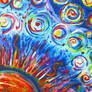 Sun Painting - Acrylic Painting - Bright colors