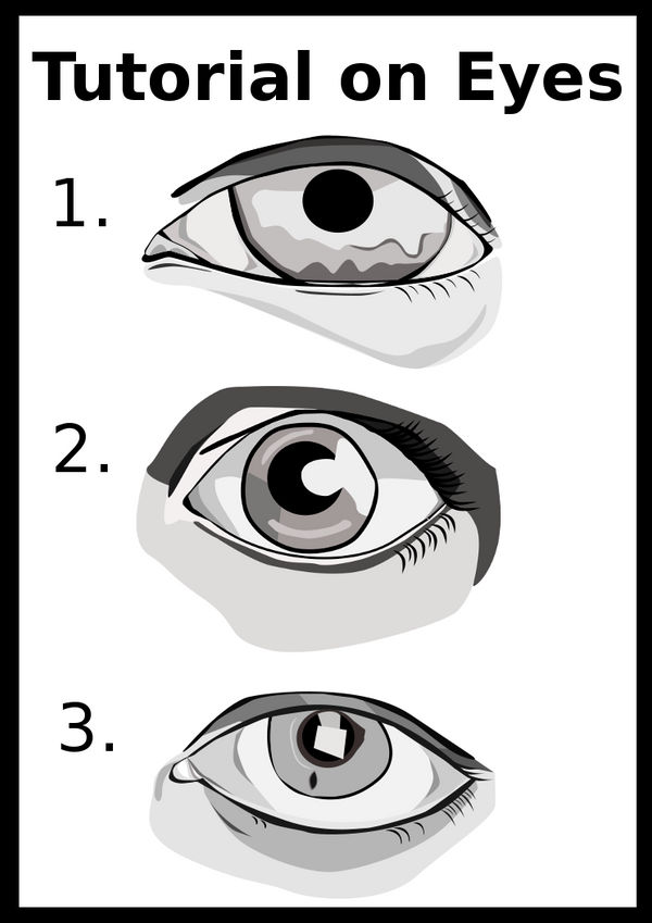 How to - Tutorial on Eyes by lyssagal on DeviantArt