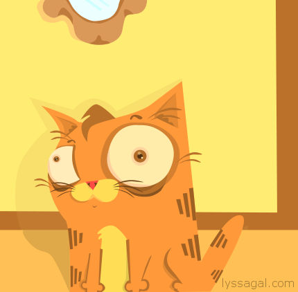 Derple Derple the Cat- GIMP - Illustration by lyssagal on DeviantArt
