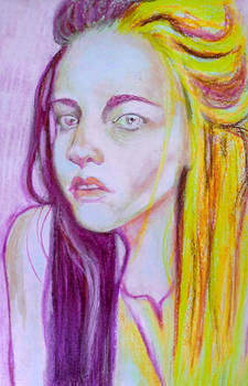 Analiese Pastel Painting Drawing Woman Portrait