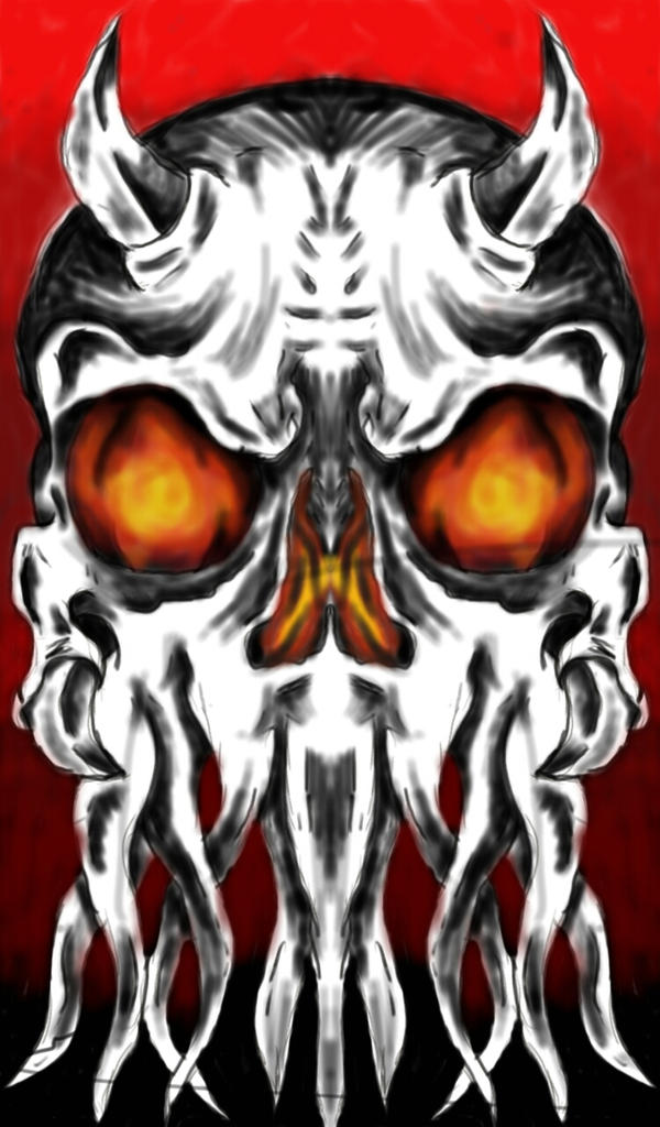 demon skull by dhageman2010 on DeviantArt