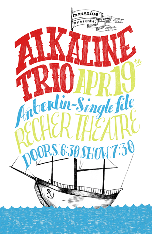 Alkaline Trio Poster by JenMussari