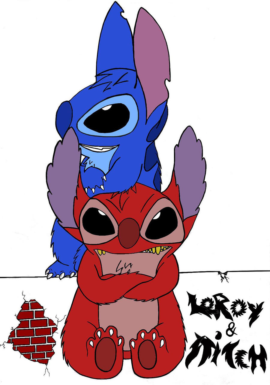 Leroy And Stitch Coloring Pages Leroy and Stitch in color by Leroy-629 on DeviantArt