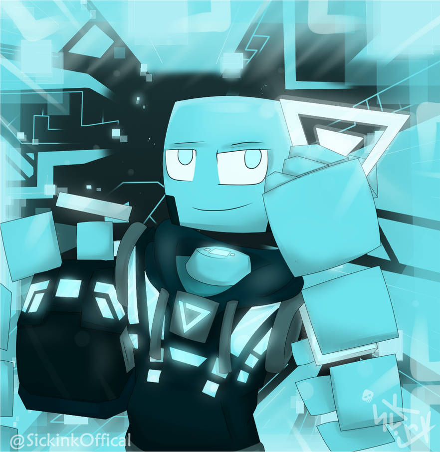 Player shape Cyan (square) by SickInkOfficial on DeviantArt