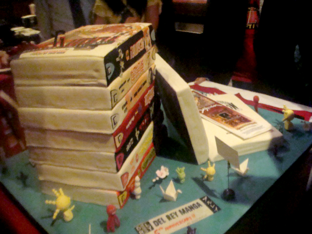 Ace of Cakes Manga Cake