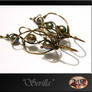 Serilla- wire wrapped earrings