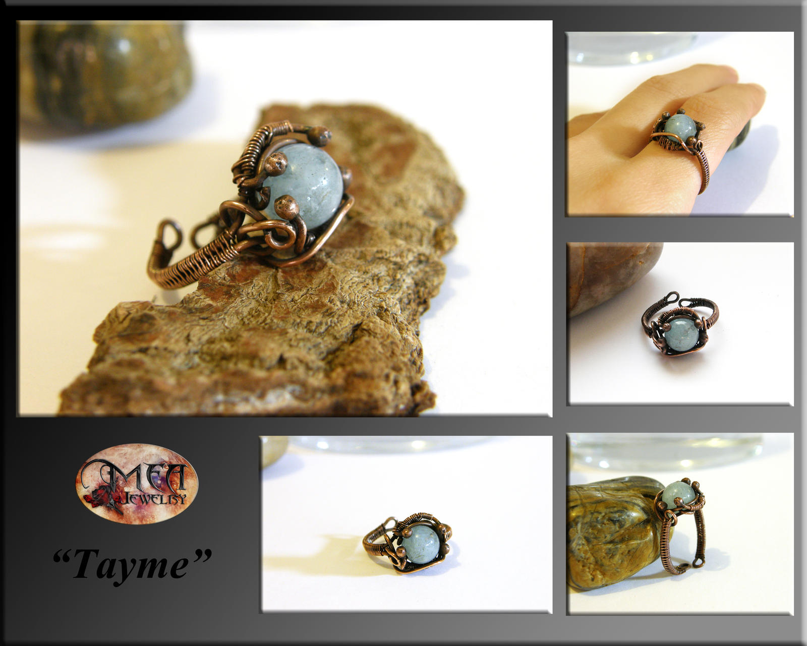 Tayme- wire wrapped ring