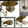 Inside heart- wire wrapped pendant/locket