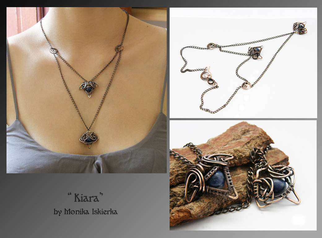 Kiara- wire wrapped necklace by mea00